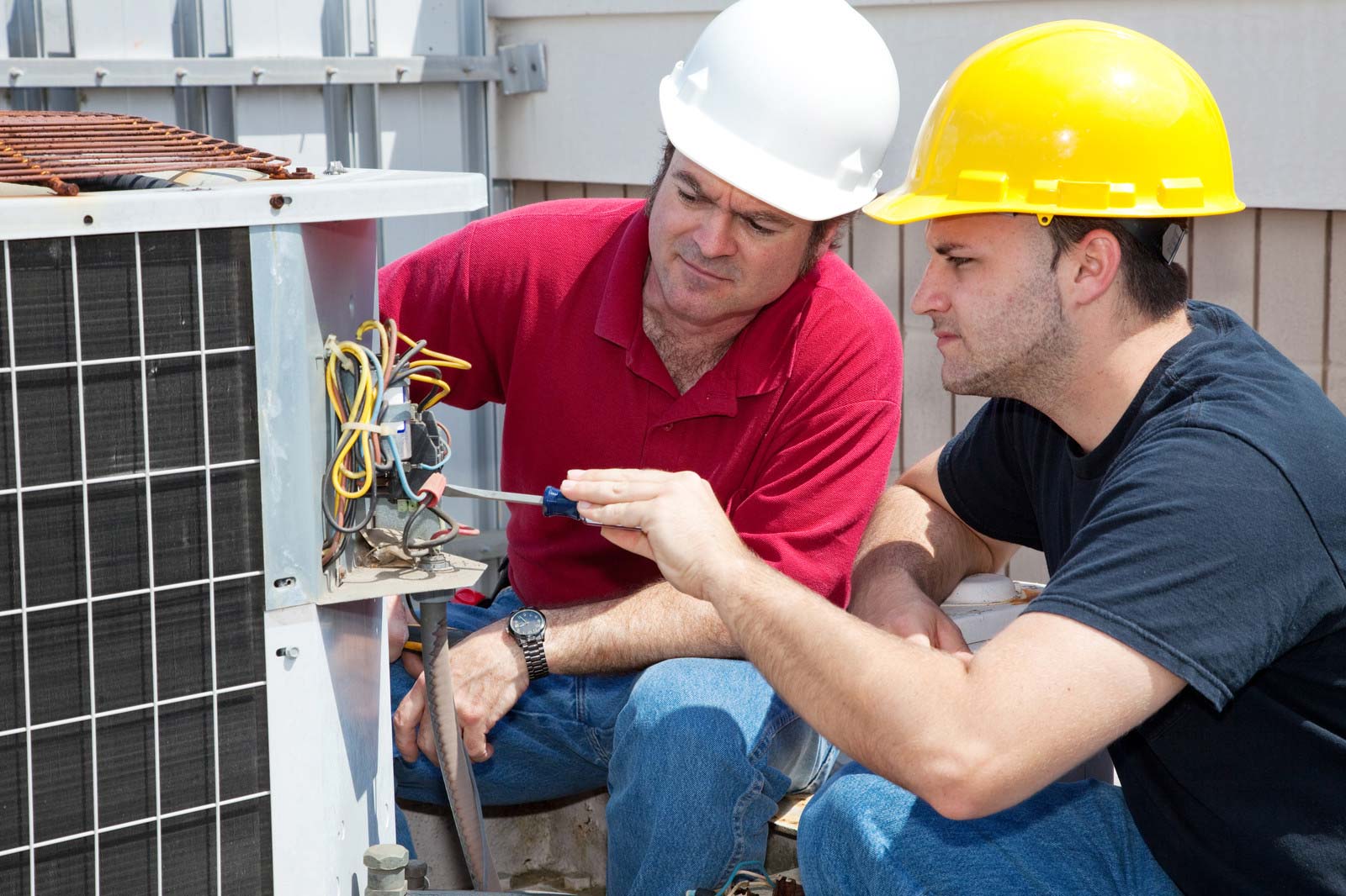 HVAC worker